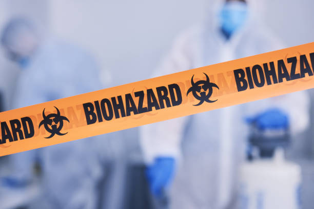 Professional Biohazard Cleanup technician working in Sheridan, IL